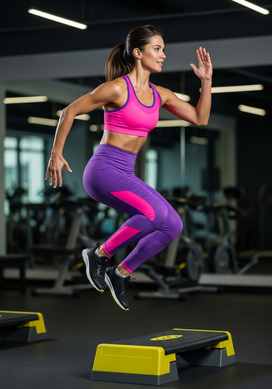 Занятие на кардио-платформе